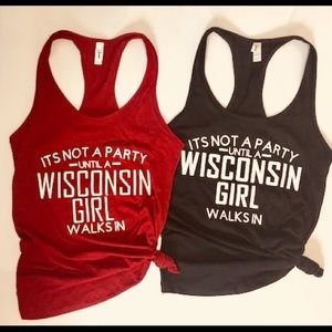 Wisconsin girl tank top